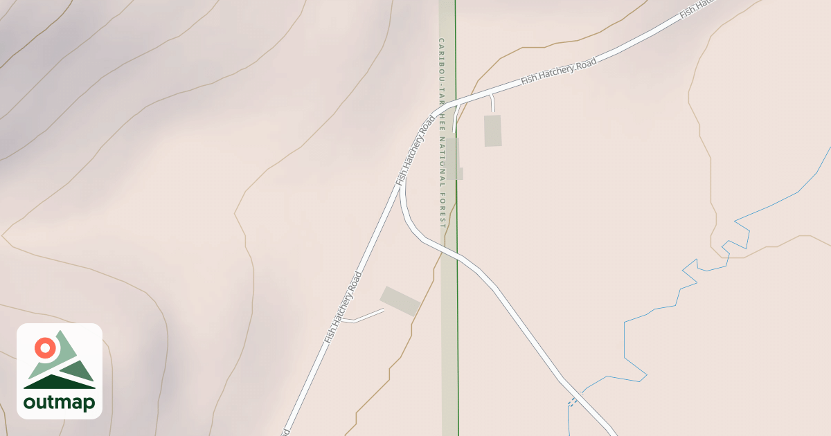 Map of AUBURN FISH HATCHERY NORTH