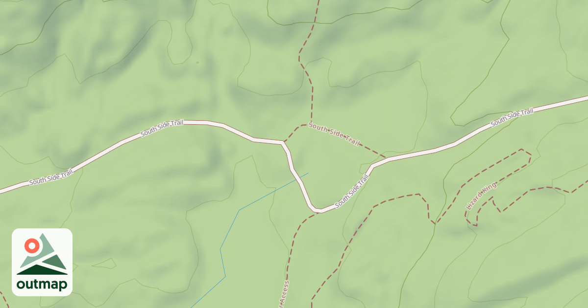 Map of Southside Trail