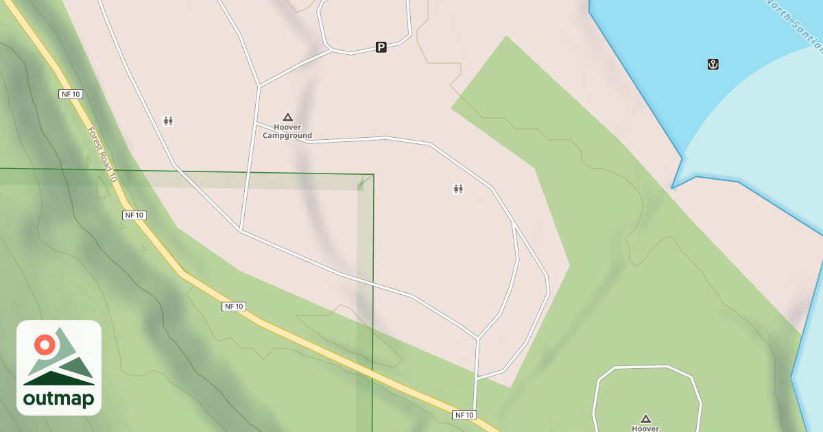Map of HOOVER CAMPGROUND LOOP