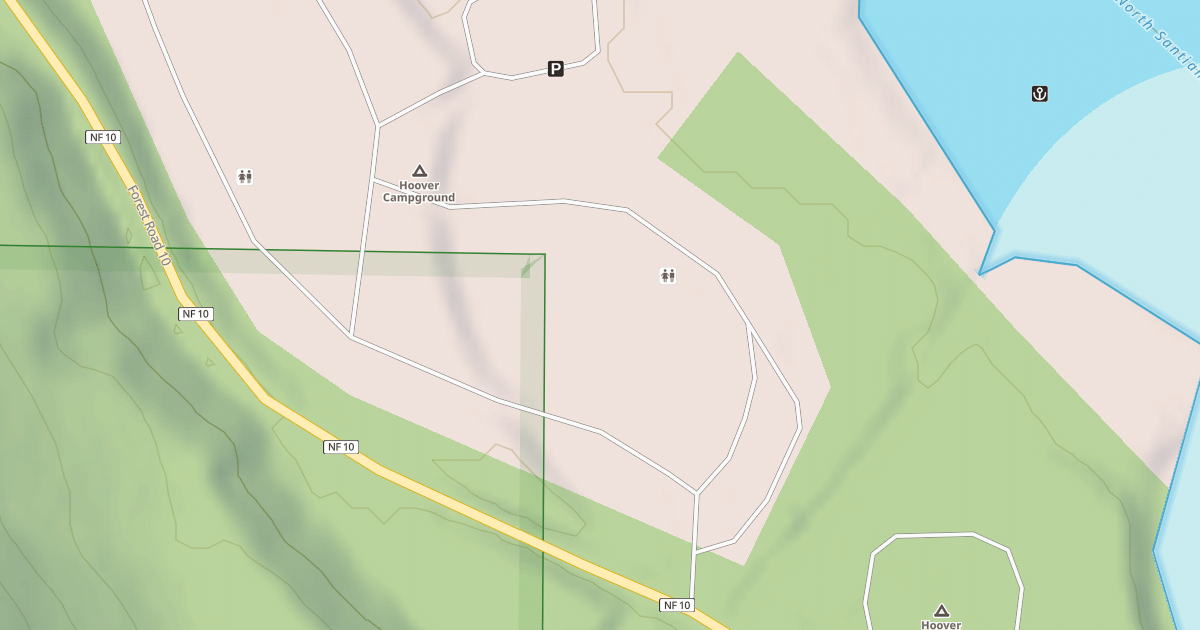 Map preview of HOOVER CAMPGROUND LOOP