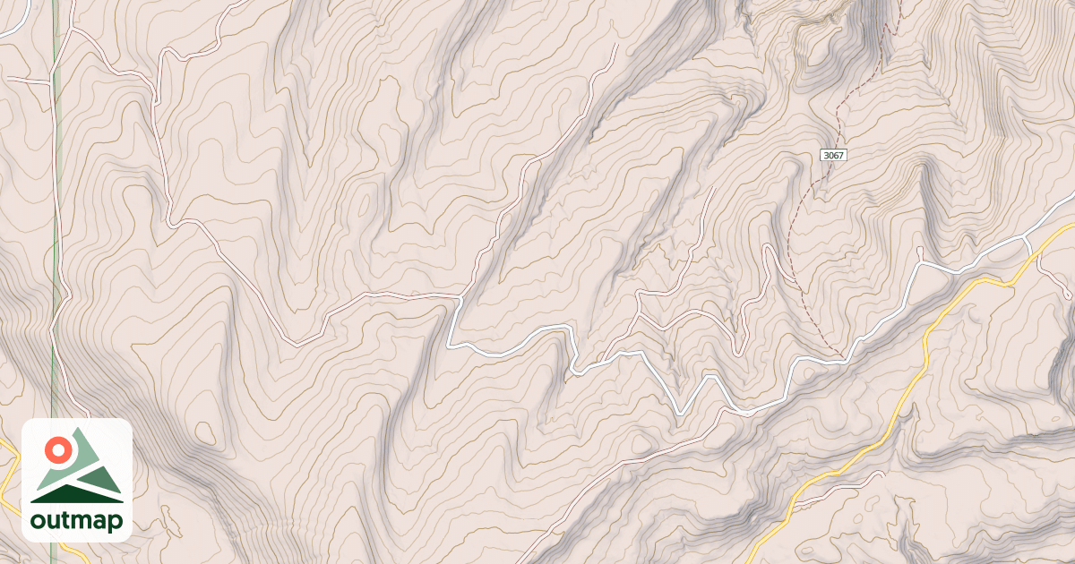 Map of HEBER MTN