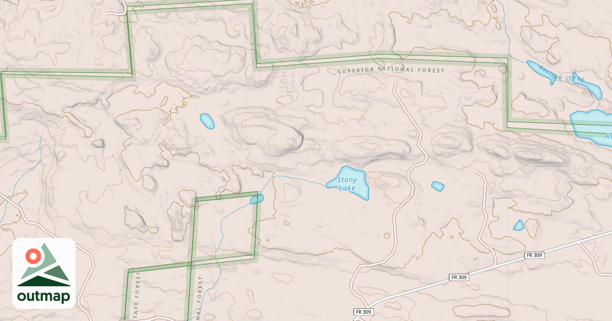 Map of GREENWOOD LAKE SPUR E