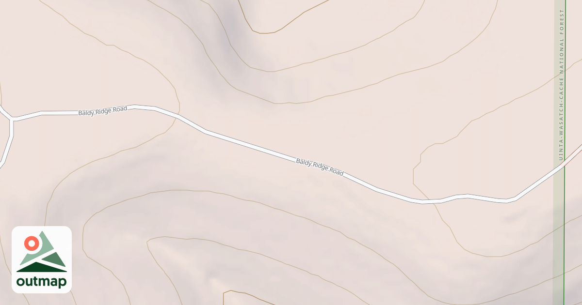 Map of BALDY RIDGE