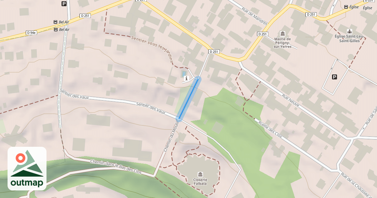Map of Rue de la Fontaine