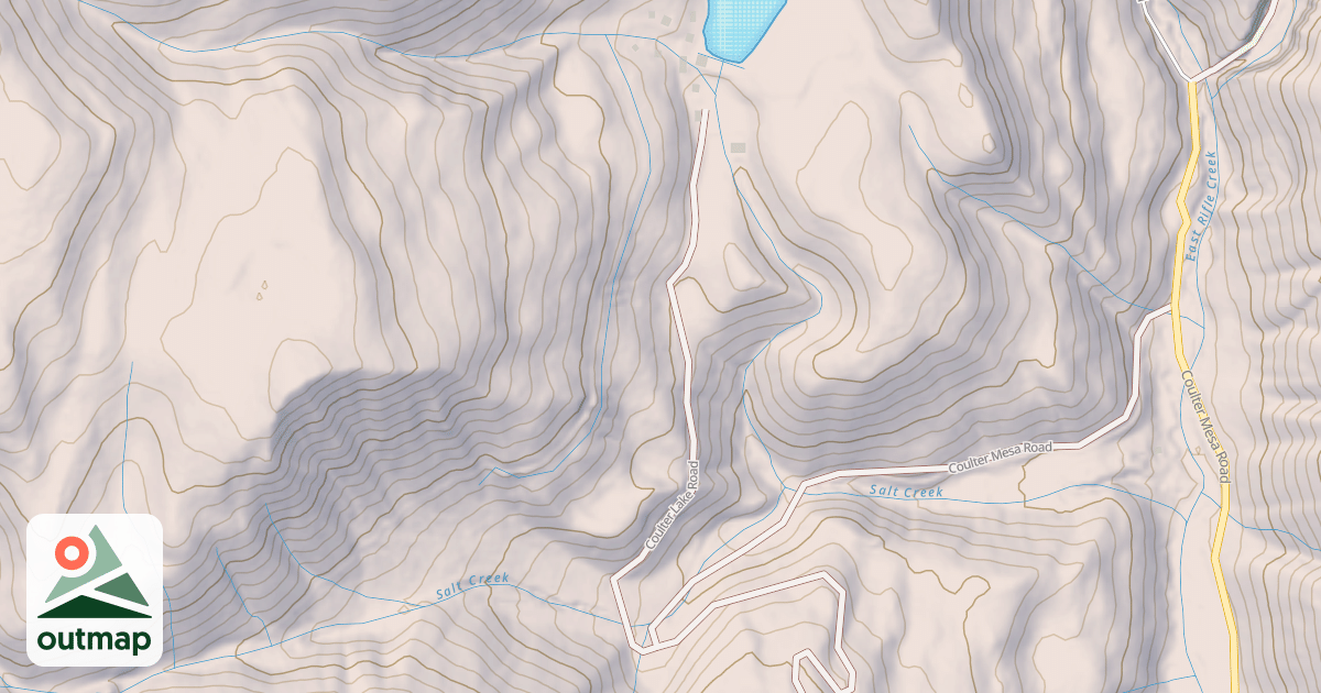 Map of COULTER LAKE