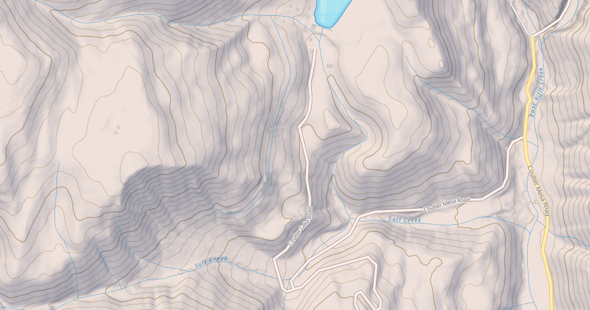 Map preview of COULTER LAKE