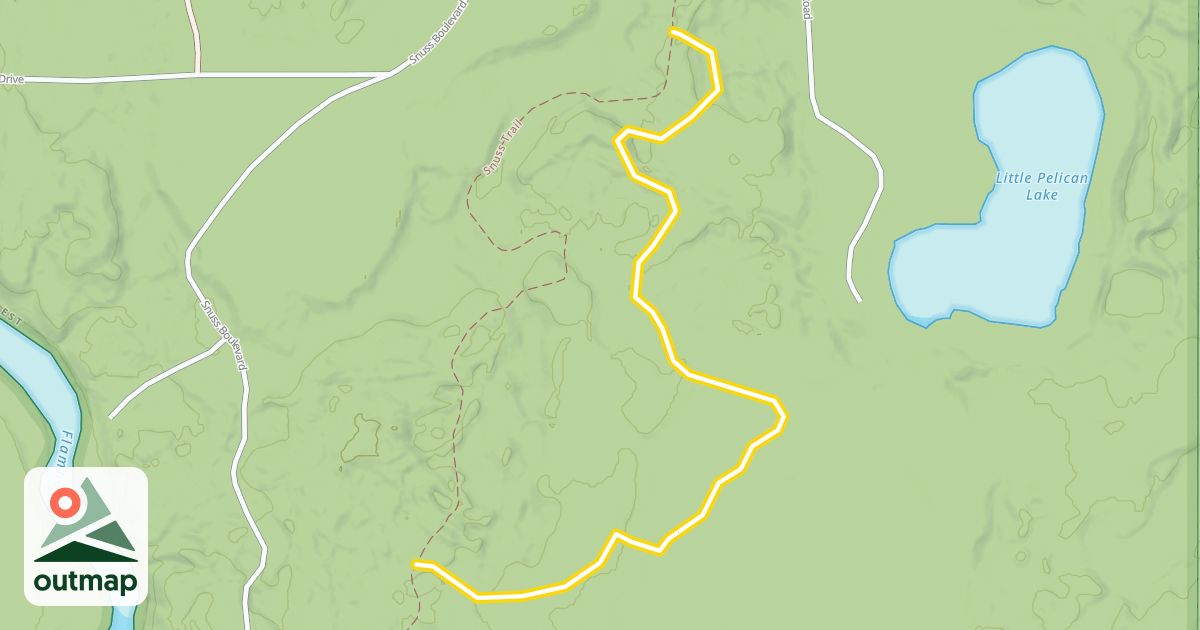 Map of Pelican Trail