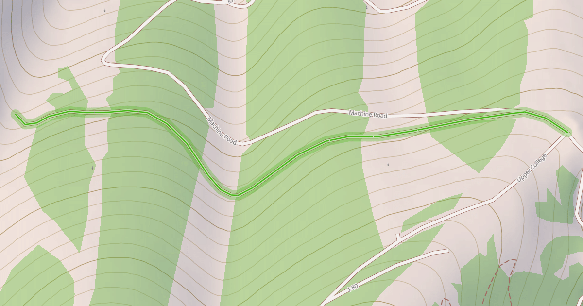 Map preview of Pete's Lane