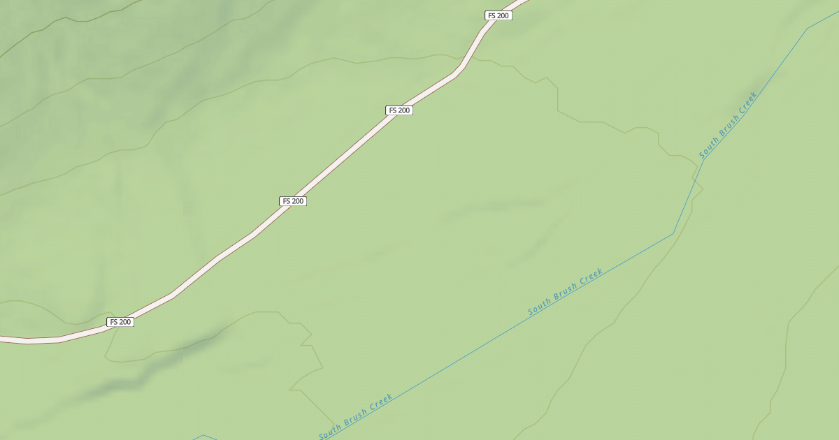 Map preview of LITTLE BRUSH CAMP