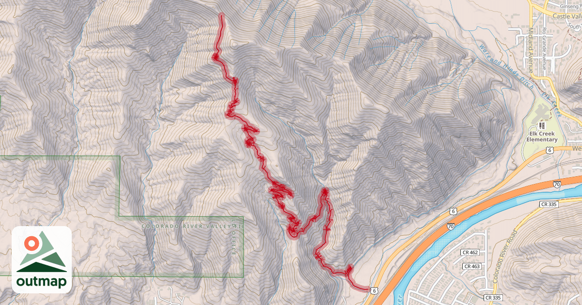 Map of Fire in the Mountain