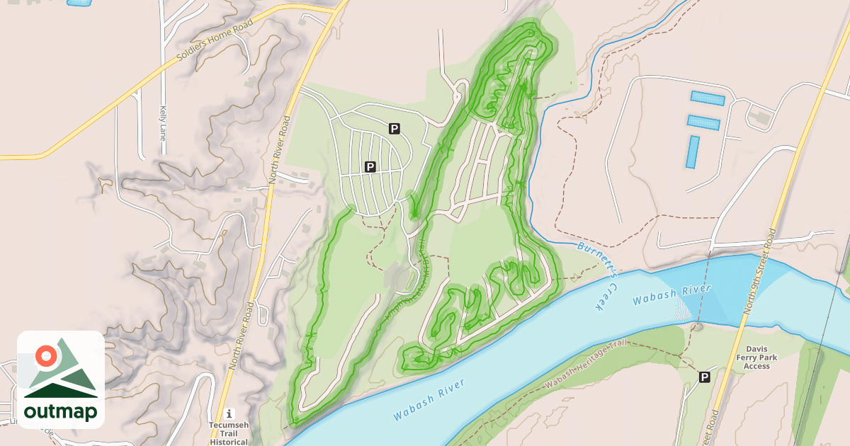 Map of Amphitheater MTB Trail