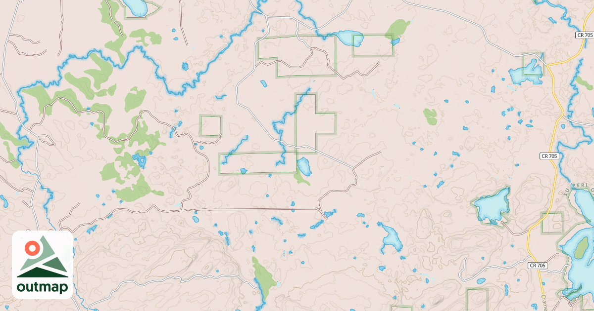 Map of PLUM LAKE