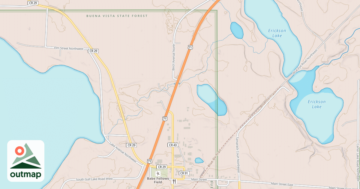 Map of Timber Trails