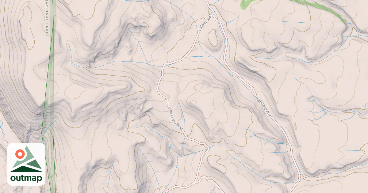 Map of BLM National GTLF Public Motorized Roads 533c5afb-41f8-475d-b854-dbc831b9a703