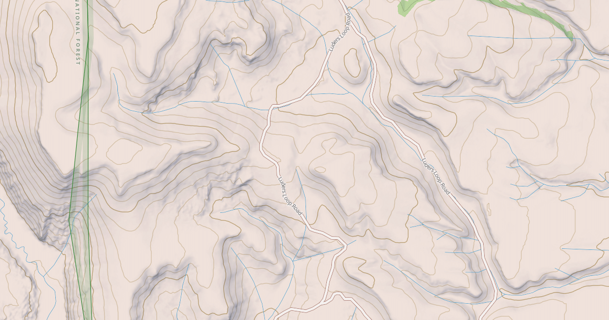 Map preview of BLM National GTLF Public Motorized Roads 533c5afb-41f8-475d-b854-dbc831b9a703
