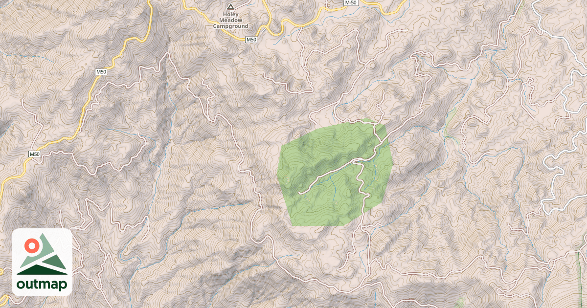 Map of COLD SPRINGS
