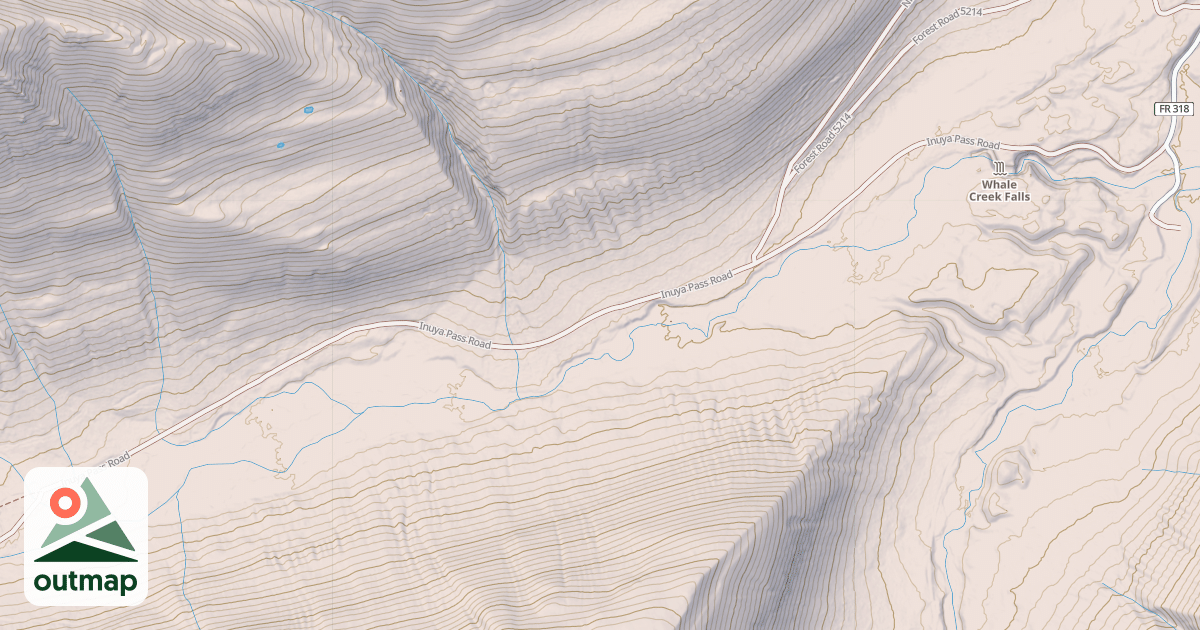 Map of INUYA PASS