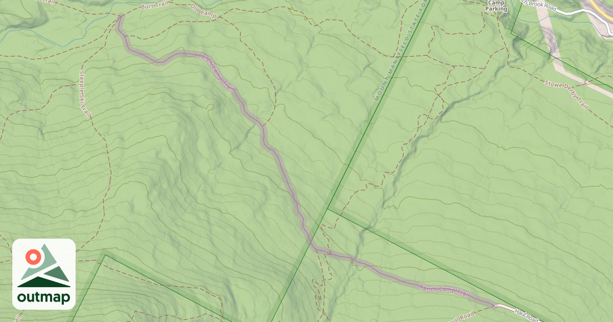 Map of Ranch Camp Trail