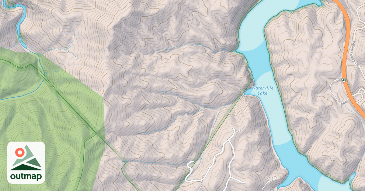 Map of CATALOOCHEE