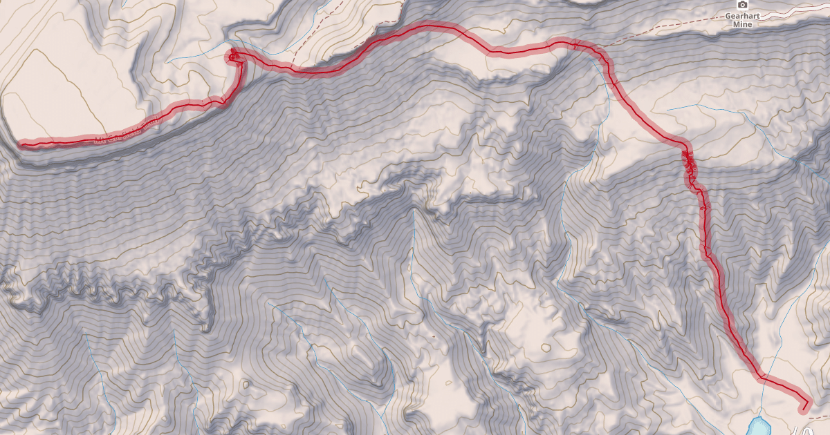 Map preview of Mount Garfield Trail