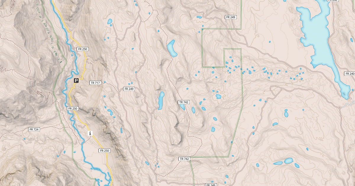 Map preview of Empedrado Lake