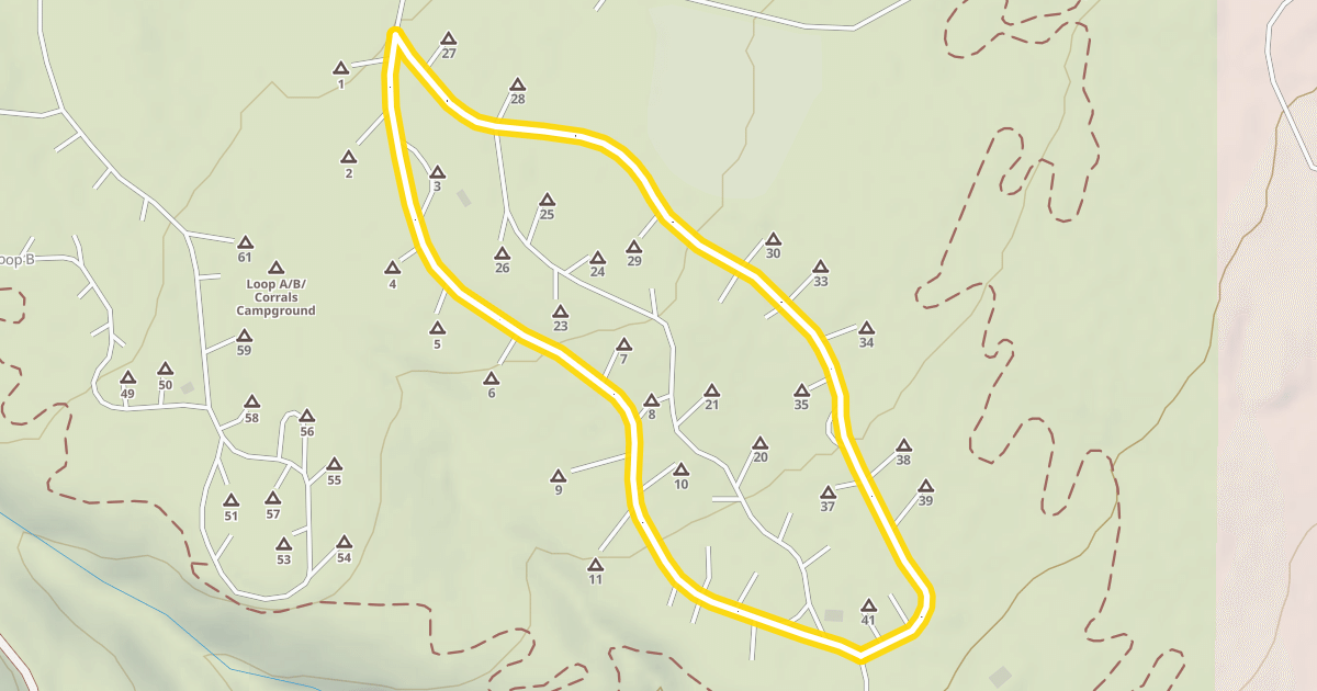 Map preview of Loop A