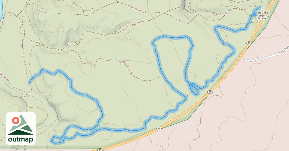 Map of Cuatro Sinko