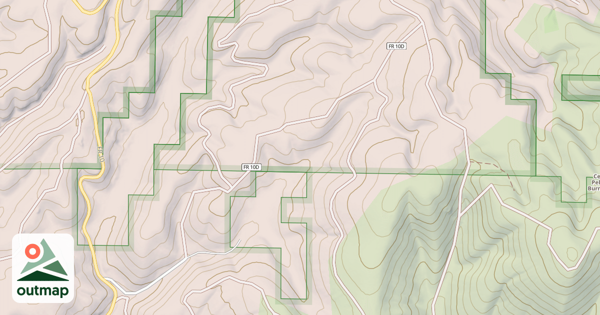 Map of USFS Motor Vehicle Use Map Roads {3AB7EBFA-5807-4176-8DBF-26CDCBB0DF03}