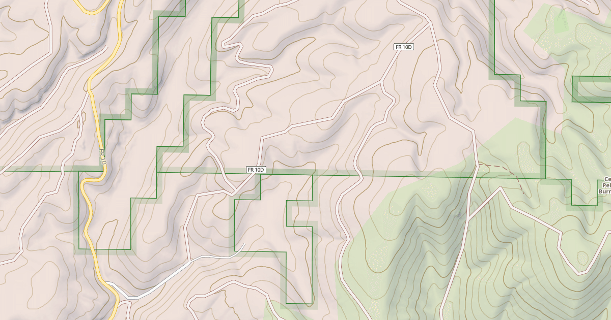 Map preview of USFS Motor Vehicle Use Map Roads {3AB7EBFA-5807-4176-8DBF-26CDCBB0DF03}