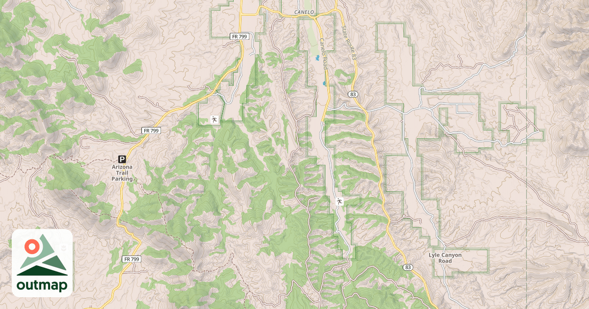 Map of PAULINE RIDGE