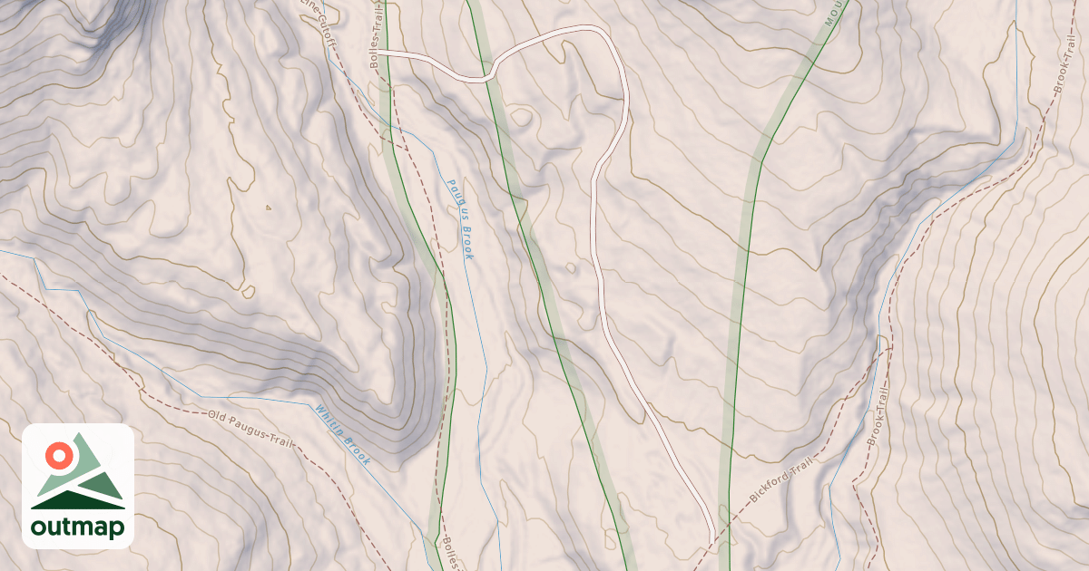 Map of Bolles Cutoff Snomo