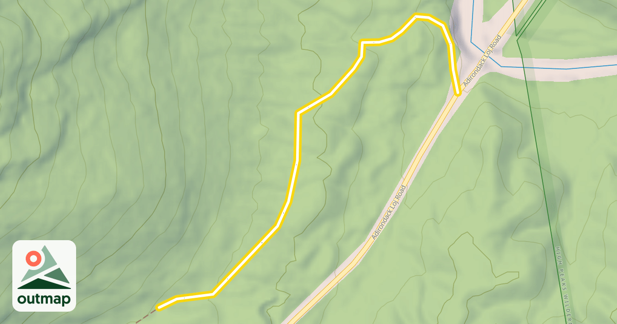 Map of Lower Rimrock