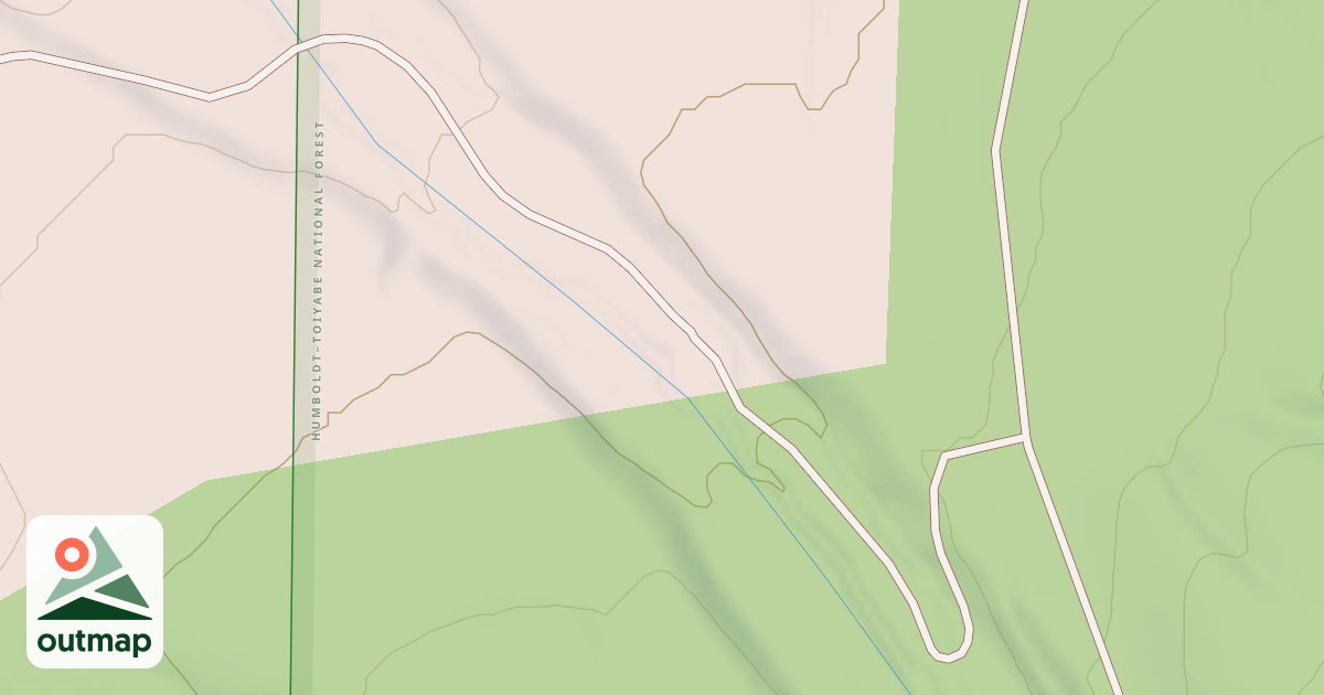 Map of WASHINGTON CREEK
