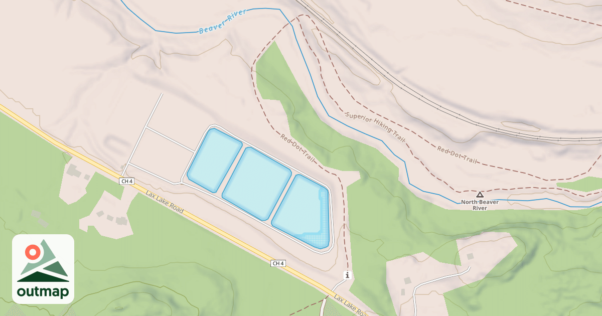 Map of Red Dot Trail