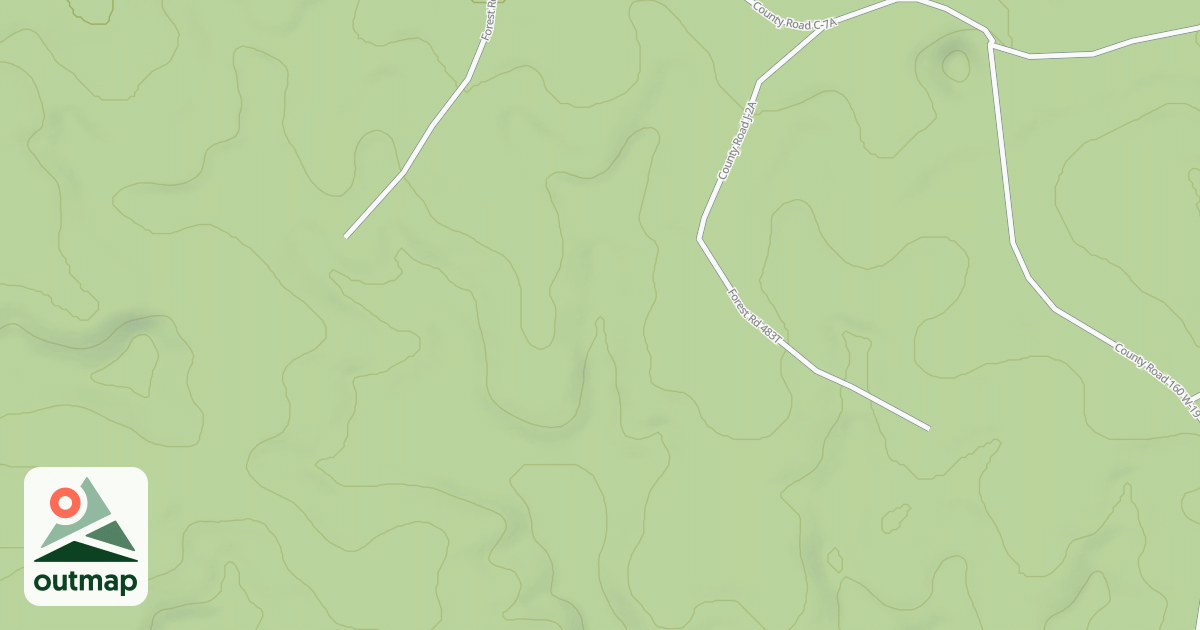 Map of STINKING POND