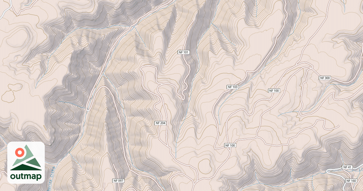 Map of GOVERNMENT TRAIL RIDGE