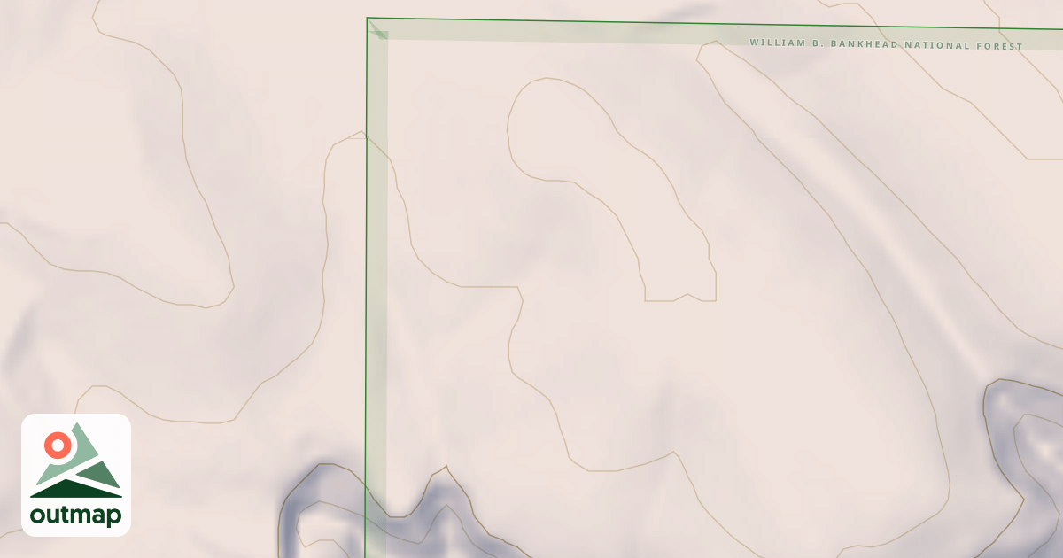 Map of UPPER BUCK BRANCH