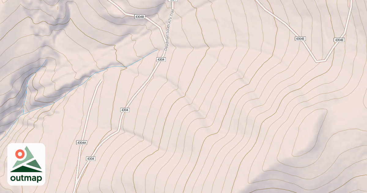 Map of Deadman South Atv Spur G