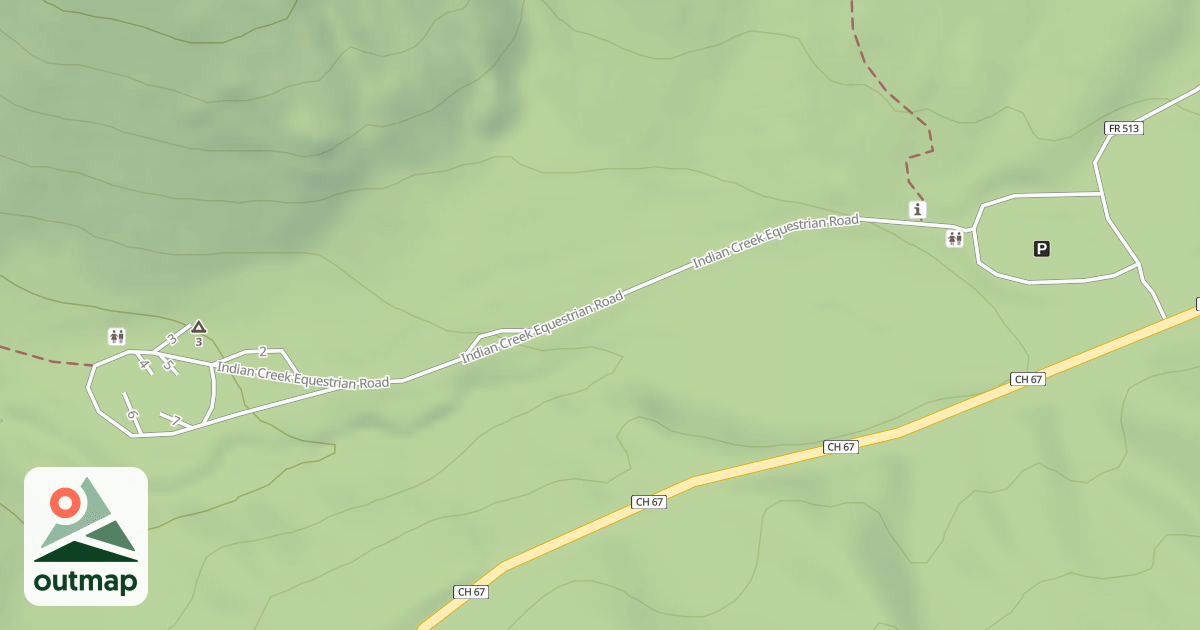 Map of INDIAN CREEK EQUESTRIAN