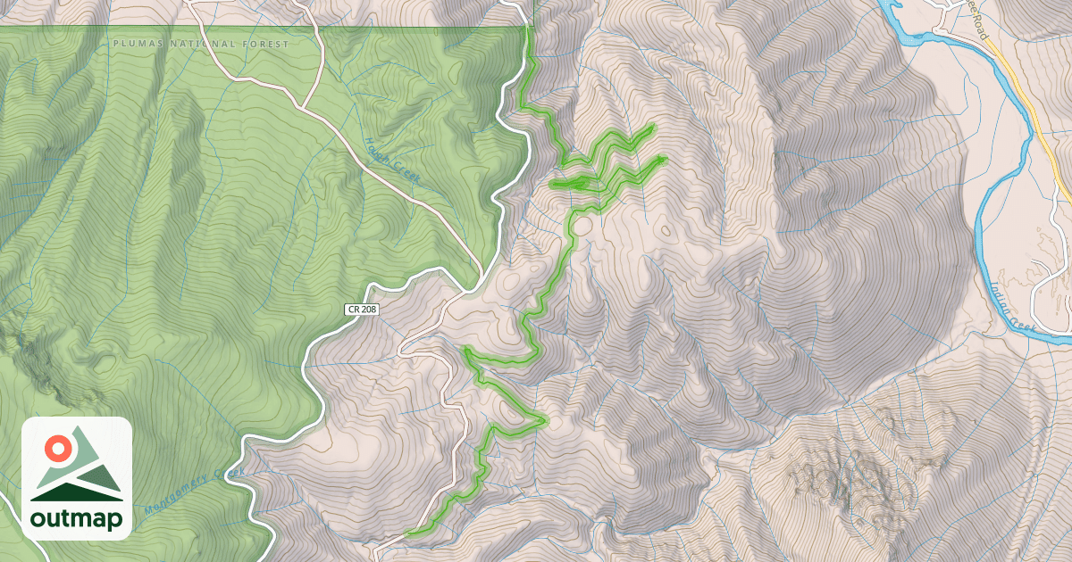 Map of Quincy Taylorsville Connector