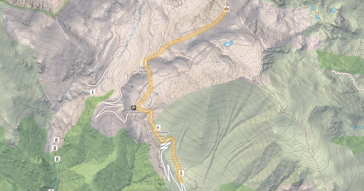 Map preview of Mont Pépoiri — Plan de la Gourra