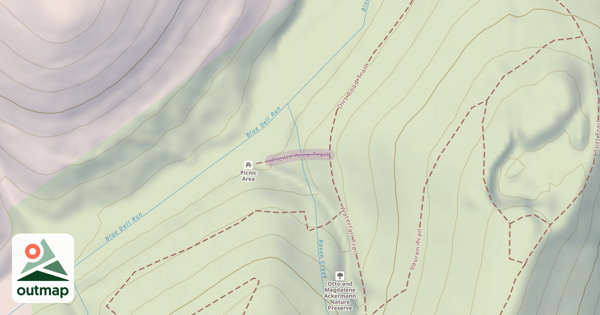 Map of Picnic Area Trail