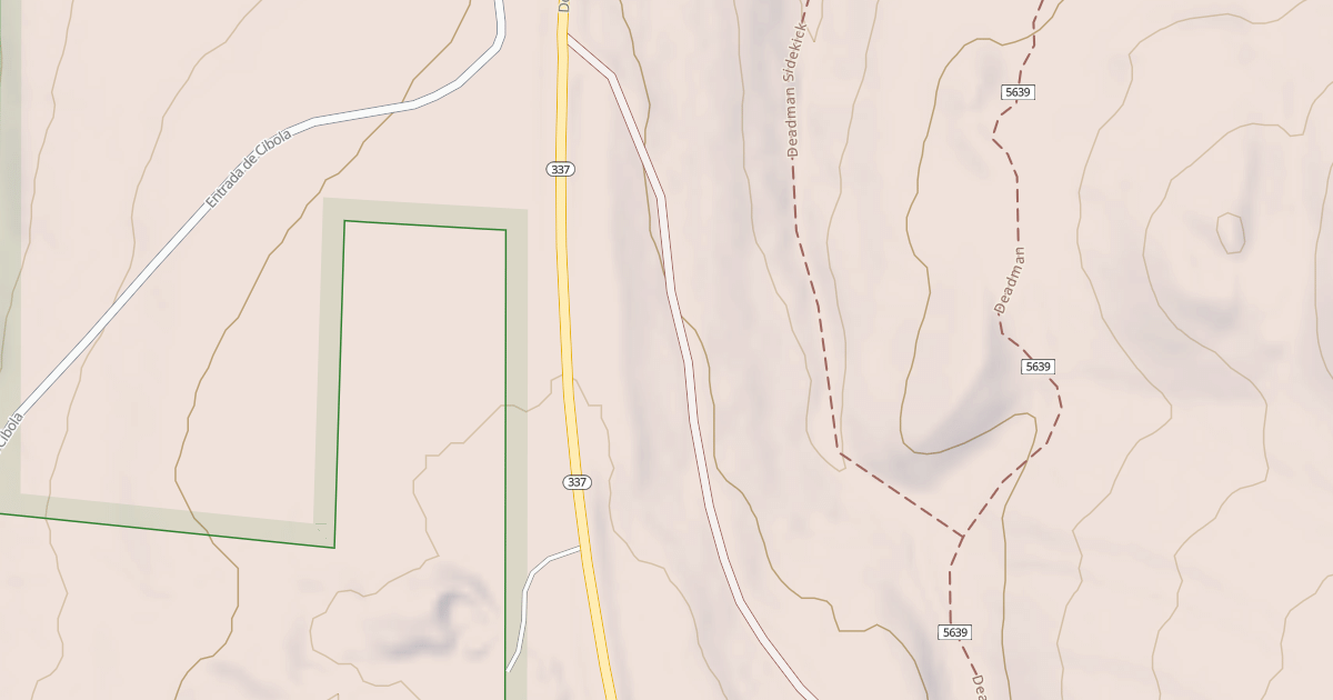 Map preview of DEADMAN PICNIC AREA