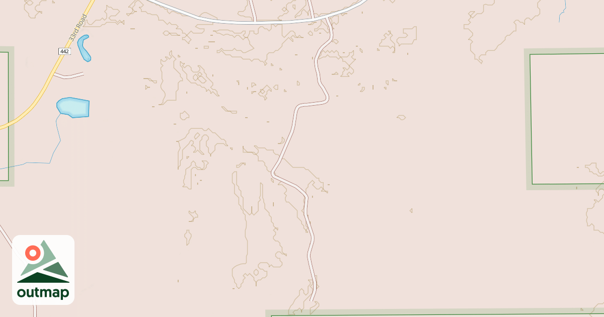 Map of BISHOP LAKE SPUR E