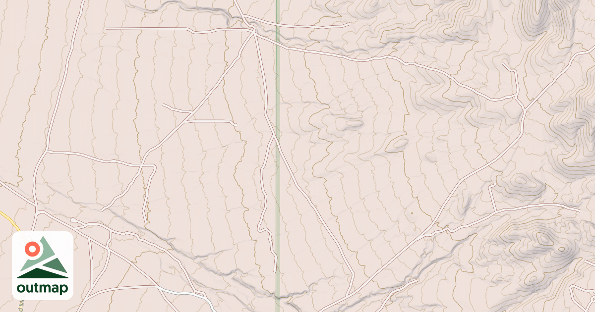 Map of BOUNDARY LINE ROAD