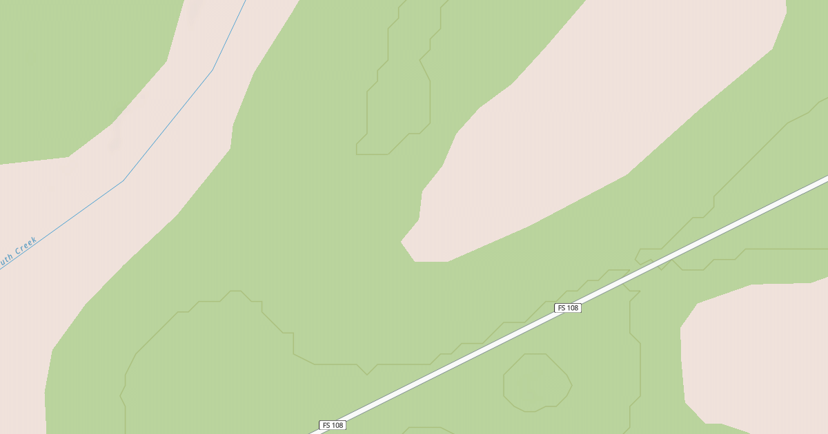 Map preview of USFS National Forest System Roads {5CE12FB7-7DC9-4B58-8F80-59BA7213ABD8}