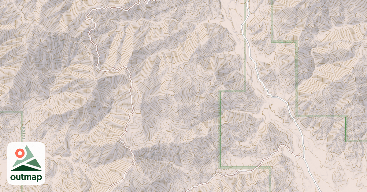 Map of ANDERSON CREEK