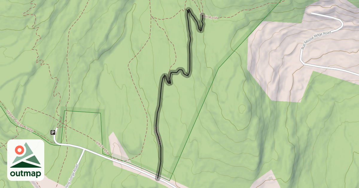 Map of Split Rock