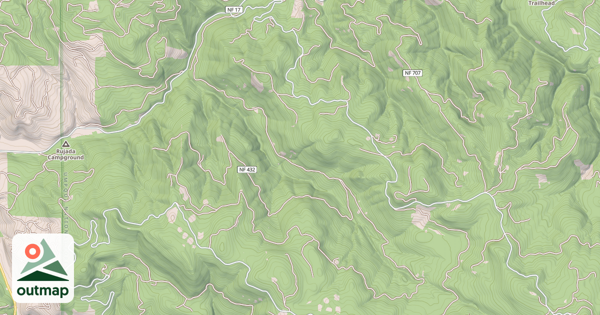 Map of DINNER CREEK