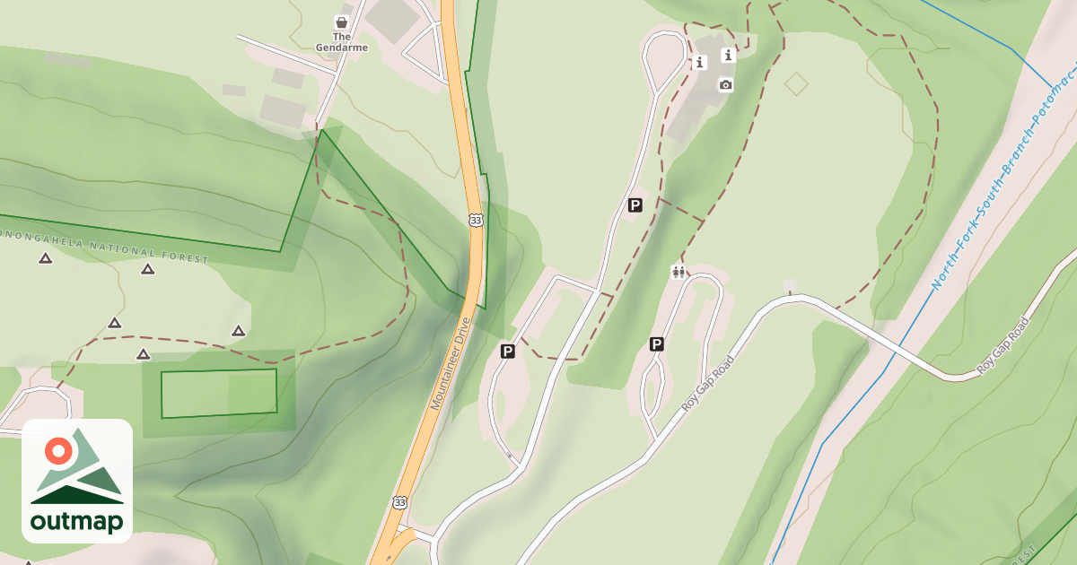 Map of S.ROCKS DISC. CENT